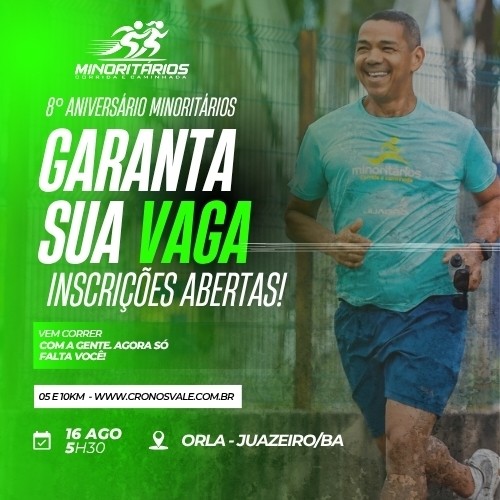 8ª CORRIDA GRUPO MINORITÁRIOS