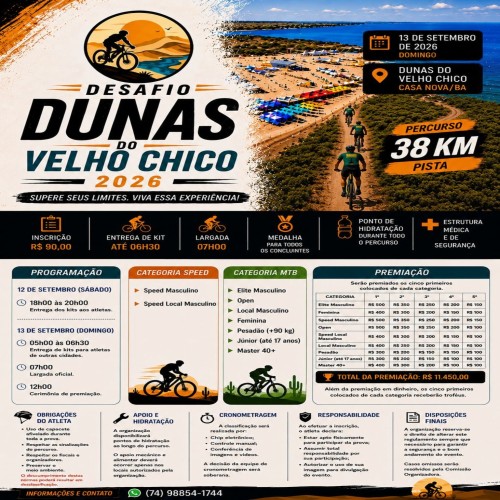 DESAFIO DUNAS DO VELHO CHICO 2026