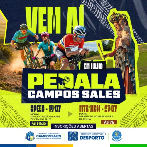 PEDALA CAMPOS SALES CICLISMO MTB XCM – EDIÇÃO 2025