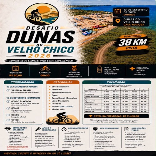 DESAFIO DUNAS DO VELHO CHICO 2026