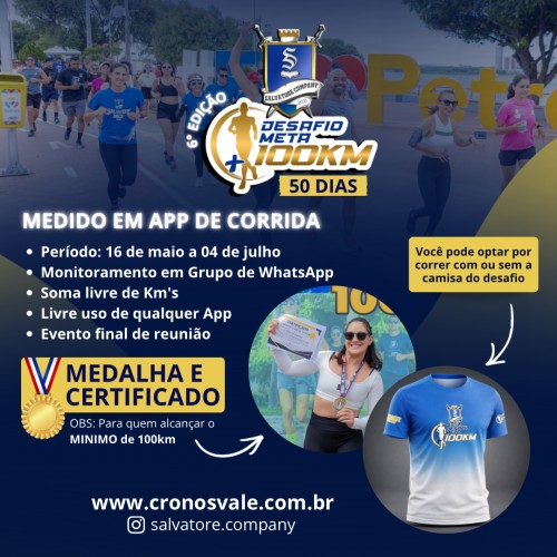 6ª DESAFIO META 100KM