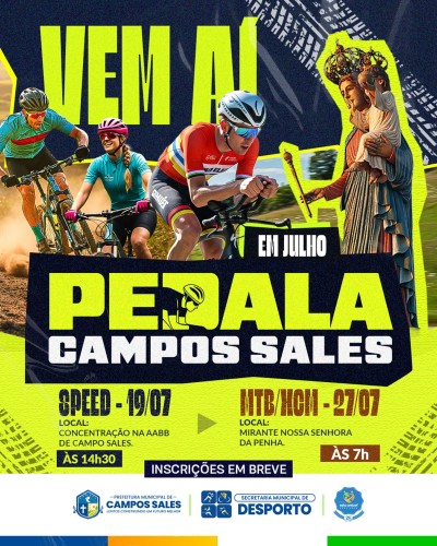 PEDALA CAMPOS SALES CICLISMO MTB XCM – EDIÇÃO 2025