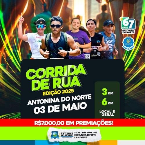 2º CORRIDA DE RUA ANTONINA DO NORTE