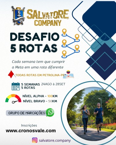 DESAFIO 5 ROTAS SALVATORE COMPANY