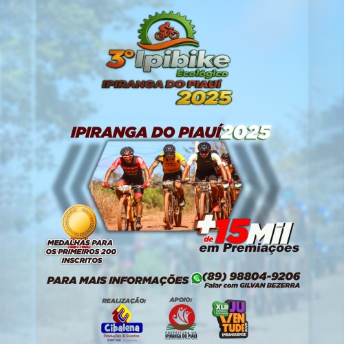 3ª IPIBIKE ECOLÓGIO IPIRANGA DO PIAUÍ 2025