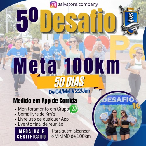 5ª DESAFIO META 100KM