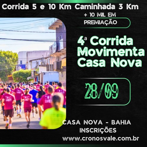 4º CORRIDA MOVIMENTA CASA NOVA