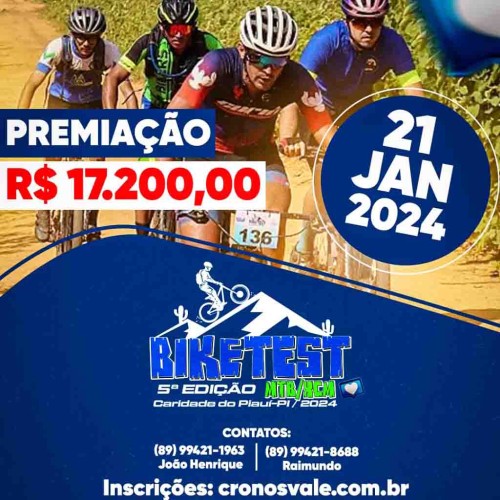 5º EDIÇÃO BIKE TEST 2024 XCM MTB